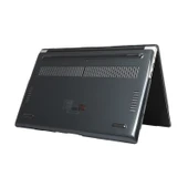 Huawei MagicBook 15 ve MagicBook X15 2021 Siyah Darbeye Dayanıklı Kristal Laptop Kılıfı - 5