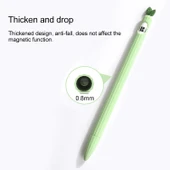 Apple Pencil 2 Uyumlu Mor Silikon Kaymaz Koruyucu Kılıf - 3