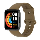 Xiaomi Redmi Watch 2 Uyumlu Silikon Saat Kayışı Yesil Renk - 1