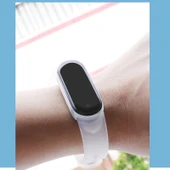 Xiaomi Mi Band 5 TPU Şeffaf Silikon Saat Kayışı Mavi - 5
