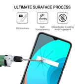 Realme C11 Uyumlu Tam Ekran Tam Yapışkanlı Temperli Cam Ekran Koruyucu - 6