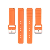Xiaomi Haylou Akıllı Saat LS01 ve LS02 Uyumlu Turuncu Silikon Saat Kayışı 19mm - 5