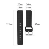 Xiaomi Haylou Akıllı Saat LS01 ve LS02 Uyumlu Turuncu Silikon Saat Kayışı 19mm - 6