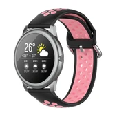Xiaomi Haylou Solar LS05 İki Tonlu Silikon Saat Kayışı 22mm Siyah Toz - 1