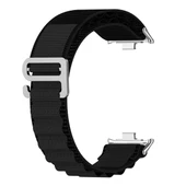 Xiaomi Smart Band 9 Pro ve 8 Pro İçin Siyah Naylon Döngü Saat Kayışı - 3