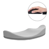 Gri Sol El Silikon Bilek Destekli Mouse Pad Ofis El Desteği - 1