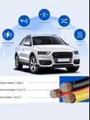 Park Modu Kablosu USB Type-C Akü Sigorta Bağlantı Kablosu Araç İçi Kamera Kiti Tüm Kameralara Uyumlu - 6