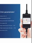 Park Modu Kablosu USB Type-C Akü Sigorta Bağlantı Kablosu Araç İçi Kamera Kiti Tüm Kameralara Uyumlu - 7