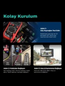 Park Modu Kablosu USB Type-C Akü Sigorta Bağlantı Kablosu Araç İçi Kamera Kiti Tüm Kameralara Uyumlu - 4