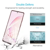 Samsung Galaxy A81 Yarım Ekran Şeffaf Temperli Cam Ekran Koruyucu - 5