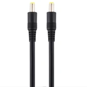 DC Güç Fişi 5.5 x 2.5mm Erkekten Erkeğe Adaptör Kablo Siyah 1 Metre - 2