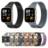 Xiaomi Redmi Watch 3 Mi Watch Lite 3 Milanese Metal Saat Kordonu Rose Gold - 5