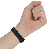 Xiaomi Mi Band 8 Paslanmaz Çelik Toka Silikon Saat Kayışı Gece Mavisi - 8