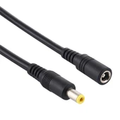 8A 5.5 x 2.5mm Dişi Erkek DC Güç Uzatma Kablosu 1.5 Metre Siyah - 3