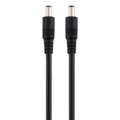 8A DC Güç Fişi 5.5 x 2.1mm Erkekten Erkeğe Adaptör Kablo Siyah 50cm - 2