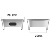 Xiaomi Redmi Watch 3 Mi Watch Lite 3 Metal Saat Kayışı Bağlantısı Siyah - 3
