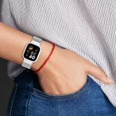 Xiaomi Redmi Watch 3 ve Mi Watch Lite 3 Uyumlu Siyah Milan Metal Saat Kordonu ve Çerçevesi - 5