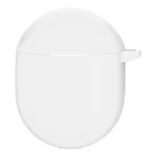 Google Pixel Buds Pro Kablosuz Kulaklık Silikon Koruyucu Kılıf Beyaz Askılı - 1