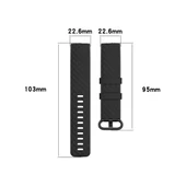 Fitbit Charge 3 3 SE 4 Uyumlu Kırmızı TPU Kayış S Beden - 6