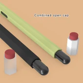 Samsung Galaxy Tab S7 S7 Plus S8 S8 Plus Uyumlu Pembe Silikon Stylus Kalem Kılıfı - 3