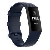 Fitbit Charge 3 3 SE 4 Uyumlu TPU Kayış Kordon Lacivert S Beden - 1