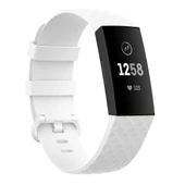 Fitbit Charge 3 SE 3 4 Uyumlu Beyaz TPU Kayış L Beden - 1