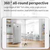DP31 2.0MP HD Ampul WiFi Güvenlik Kamerası Hareket Algılama Gece Görüşü Çift Işık Kaynağı Beyaz - 3