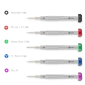 2UUL Konveks Yıldız Uçlu 2.5mm Renkli Flyshaft Tornavida - 2