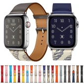 Apple Watch Deri Kayış Tek Tur Gri 42mm-49mm Uyumlu - 2