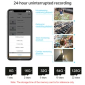 A6 2MP HD Ampul WiFi Kamera Hafıza Kartı Olmadan Hareket Algılama İki Yönlü Ses Gece Görüşü - 11