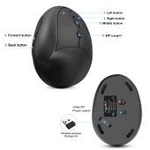 X10 2.4G Kablosuz Şarjlı Dikey Ergonomik Oyuncu Mouse Siyah - 5