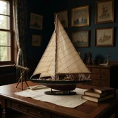 DENİZCİLİK GRUBU-Vietnam Gemiler-ENDEAVOUR-60x11x78 CM-JYT0001P-60 thumbnail 1