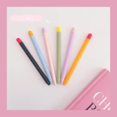 Apple Pencil 2 Uyumlu Siyah Silikon Koruyucu Kılıf - 6