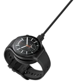 Xiaomi Watch S1 M2108W1 Manyetik Kablosuz Şarj Cihazı 1m Kablo Siyah - 5