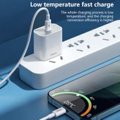 REMAX RP-U79 Hız Serisi 20W USB-C Çoklu Uyumluluk Hızlı Şarj Cihazı EU Fiş Beyaz - 4