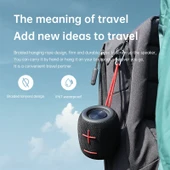 Sanag M11 IPX7 Su Geçirmez Taşınabilir Mini Bluetooth Hoparlör Siyah - 3