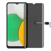 Samsung Galaxy A03 Core Tam Kaplama Gizlilikli Temperli Cam Ekran Koruyucu - 1