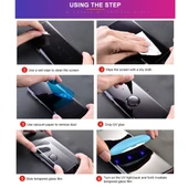 OPPO Find X5 Uyumlu UV Sıvı Kavisli Tam Yapışkanlı Temperli Cam Ekran Koruyucu - 7