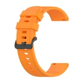 Xiaomi Watch S1 Active ve Watch Color 2 Uyumlu Turuncu Silikon Saat Kayışı - 1