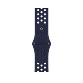 Apple Watch Spor Silikon Kordon 38mm 40mm 41mm Gece Yarısı Lacivert - 2