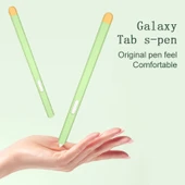 Samsung Galaxy Tab S Pen İçin Sarı Kırmızı Kontrast Renkli Stylus Kalem Koruyucu Kılıf - 4
