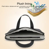 POFOKO C510 Su Geçirmez Oxford Kumaş Laptop Çantası 15.4-16 İnç Pembe - 4