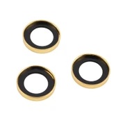 iPhone 12 Pro Max Kamera Lens Koruyucu Halkası 9H Sertlik Altın - 3