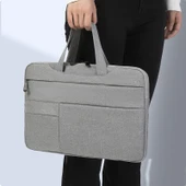 POFOKO C510 Su Geçirmez Oxford Kumaş Laptop Çantası 15.4-16 İnç Pembe - 7