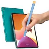 Samsung Galaxy Tab S Pen İçin Sarı Kırmızı Kontrast Renkli Stylus Kalem Koruyucu Kılıf - 5