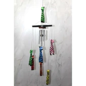 Ahşap Zürafalı Rüzgar Çanı - 2