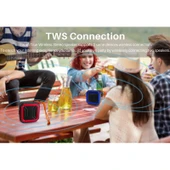 New Rixing NR-103 Mini TWS Bluetooth Hoparlör Siyah Askılı - 9