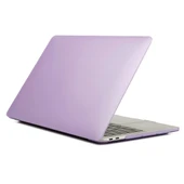 MacBook Pro 16.2 inç A2485 2021 2023 Uyumlu Mor Mat Laptop Koruyucu Kılıf - 1