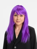 Mor Düz Kesim Peruk thumbnail 1
