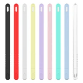 Apple Pencil 2 Uyumlu Sarı Silikon Kalem Kılıfı Seti 3 in 1 - 3